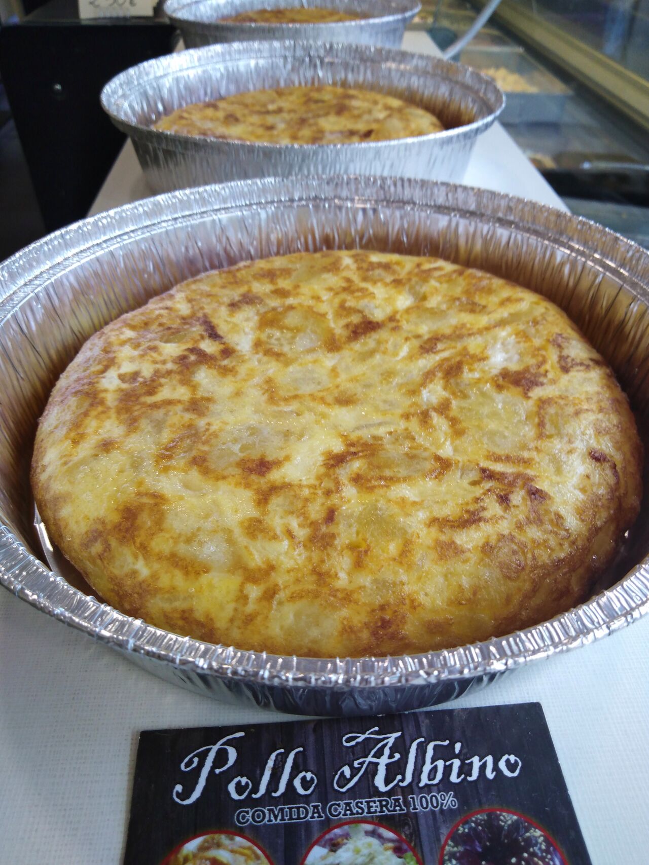 Tortilla de patata de medio kg, tb la adaptamos para celiacos, reserva la tuya e informanos