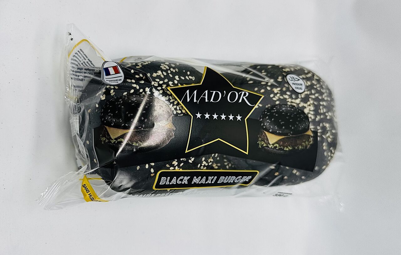 Black Maxi Burger 1 paquet de 4 pains burger 