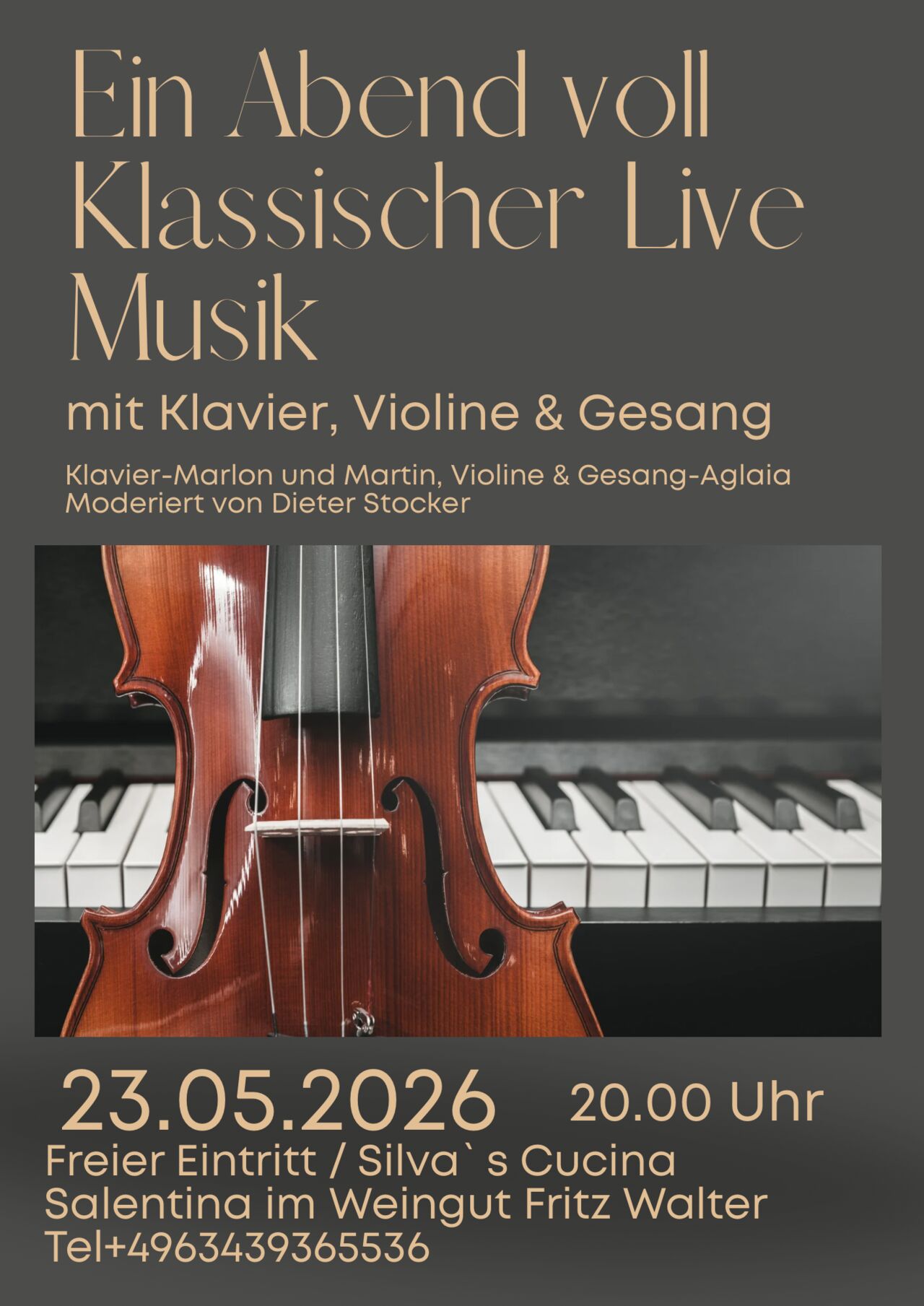 Klassischer Konzertabend Am 23. um 20:00 Uhr