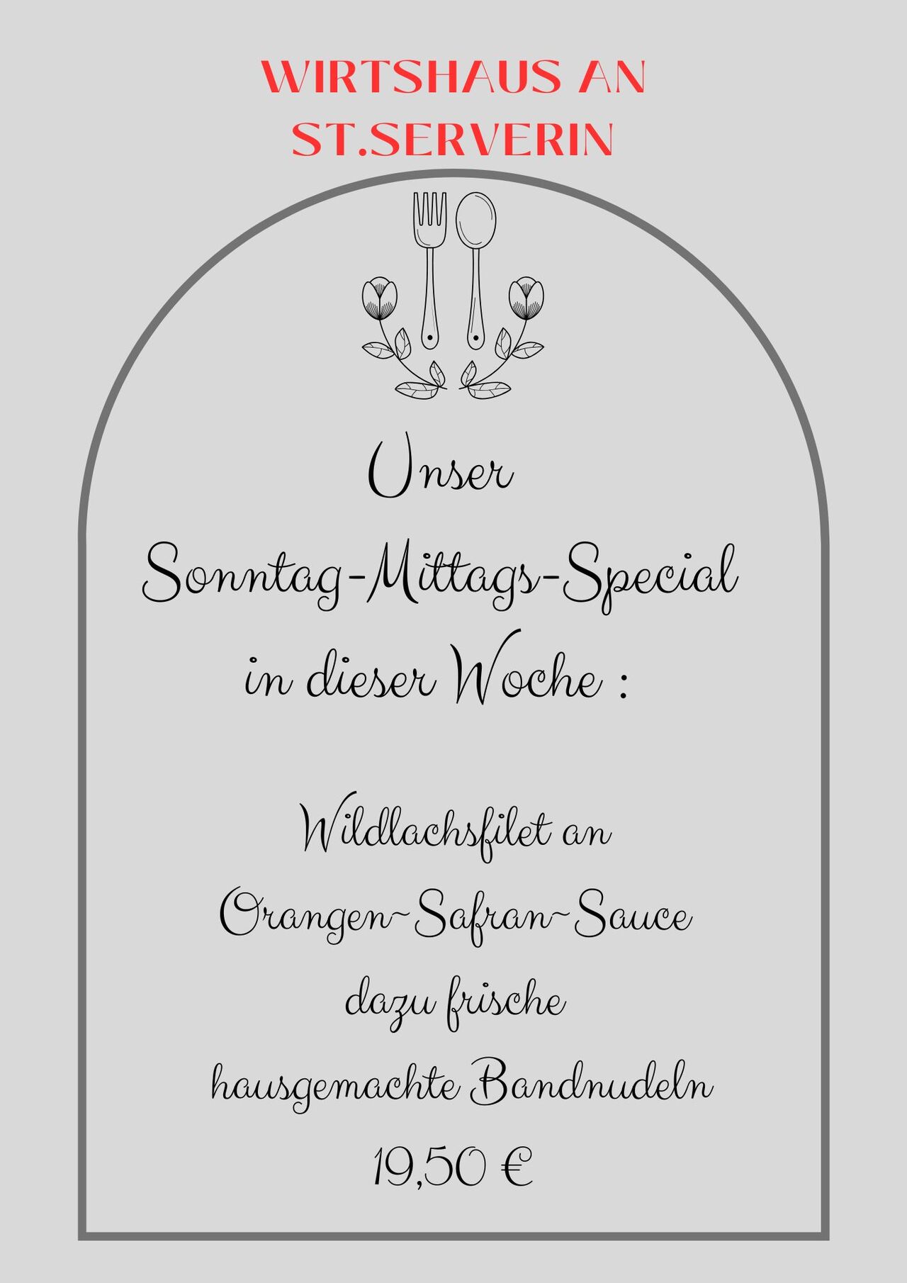Sonntags Special!
