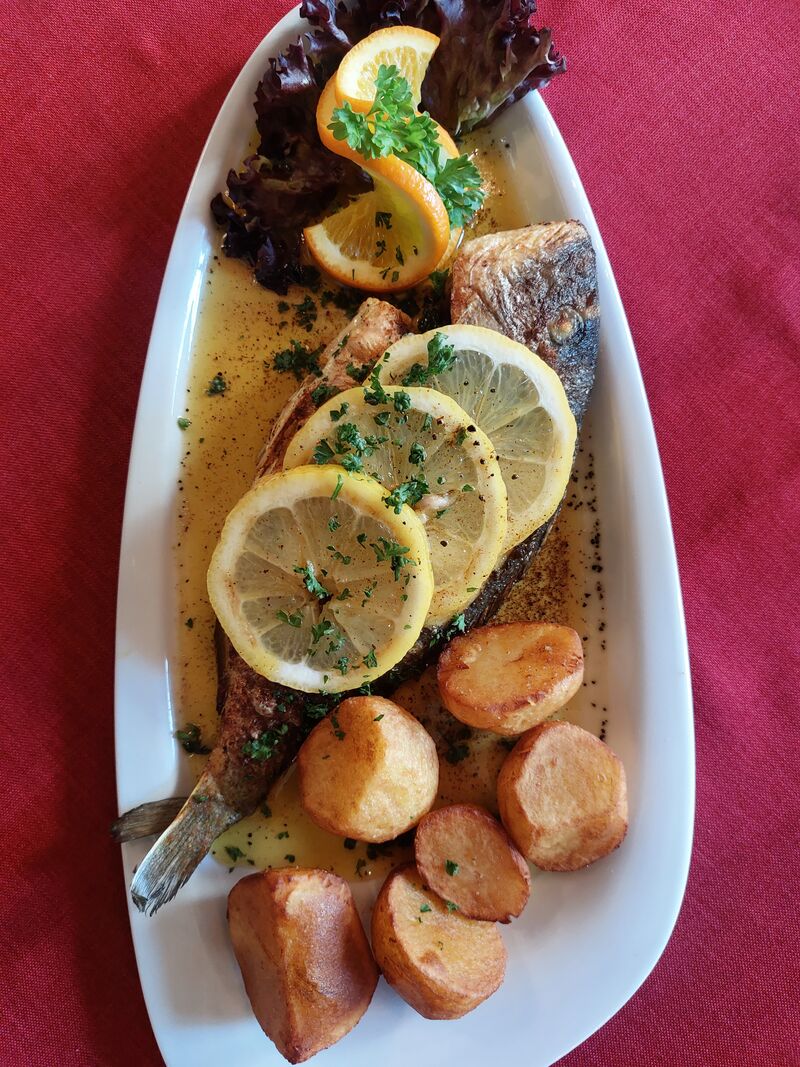 Dorade mit Röstkartoffeln