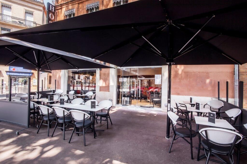 Terrasse pour profiter du soleil Toulousain