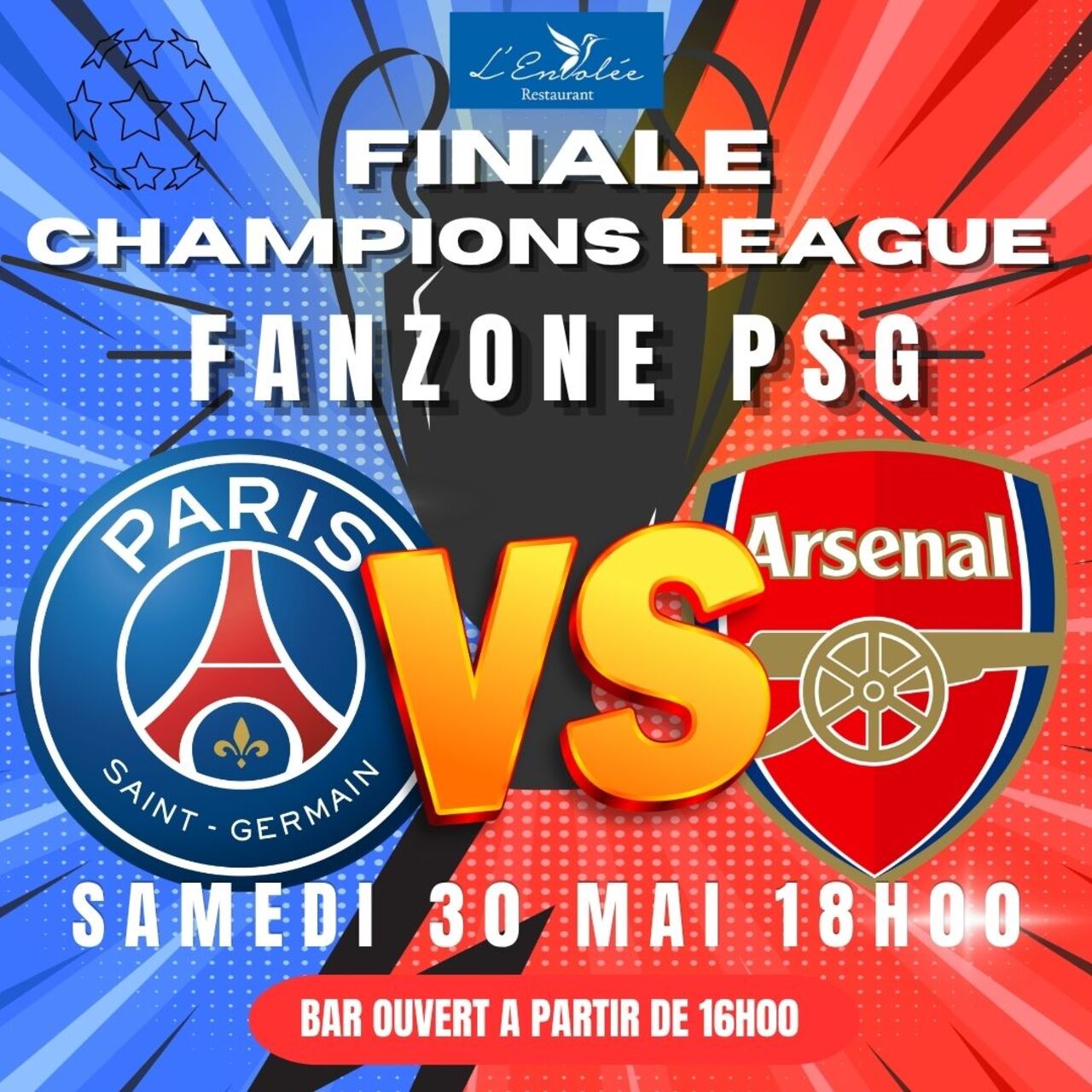 DIFFUSION PSG / ARSENAL