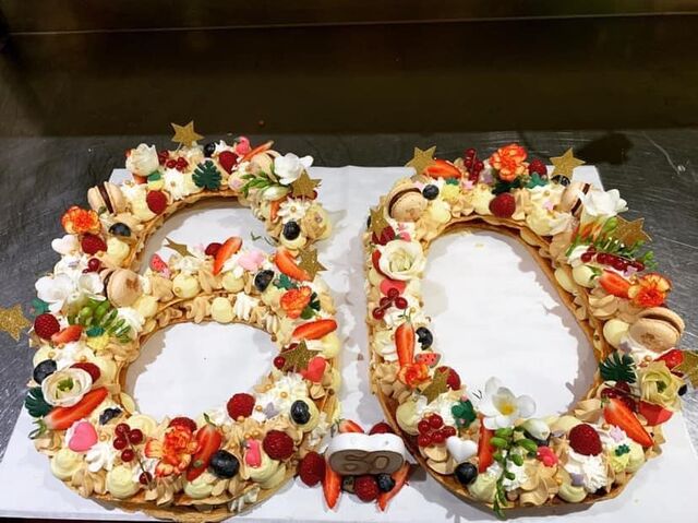 Number Cake Vanille/Caramel salé