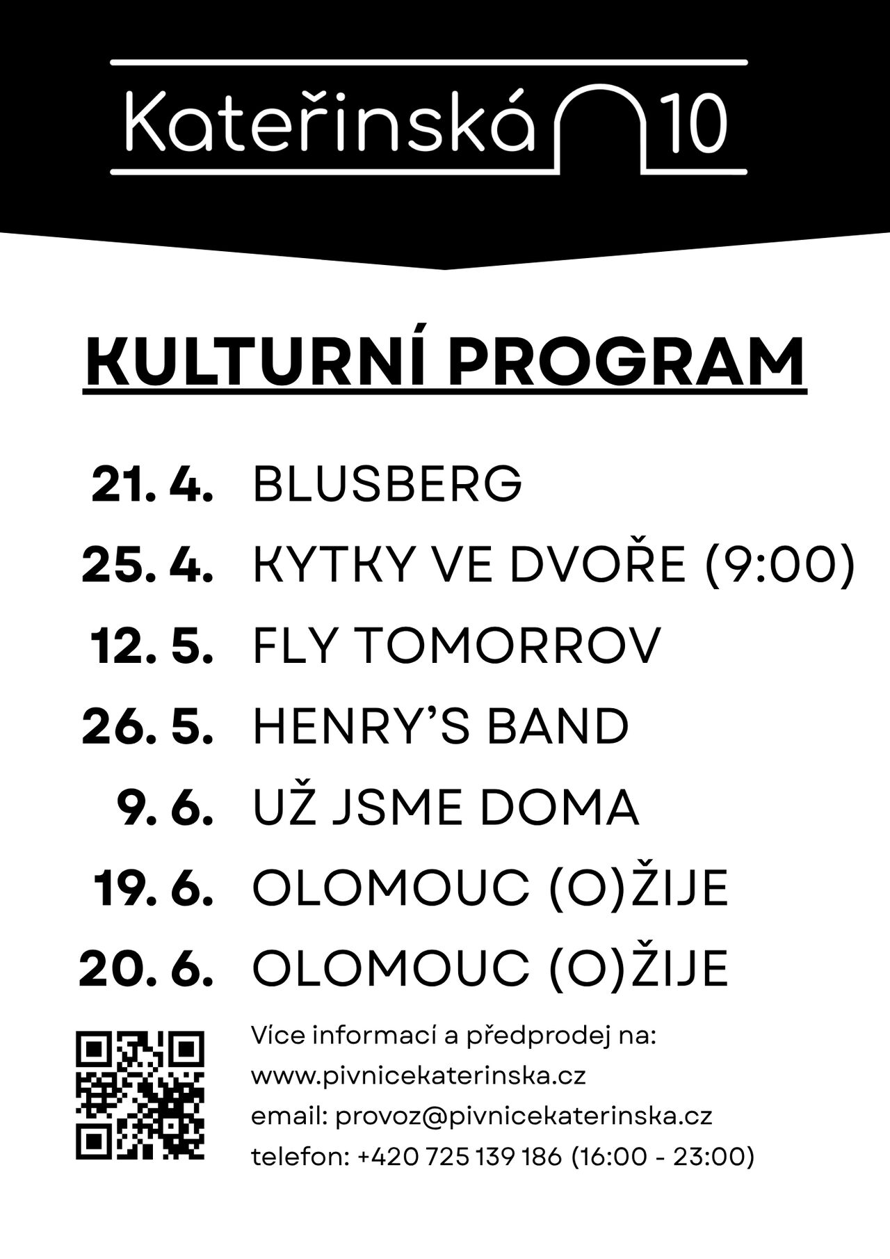 Program Kateřinská 10