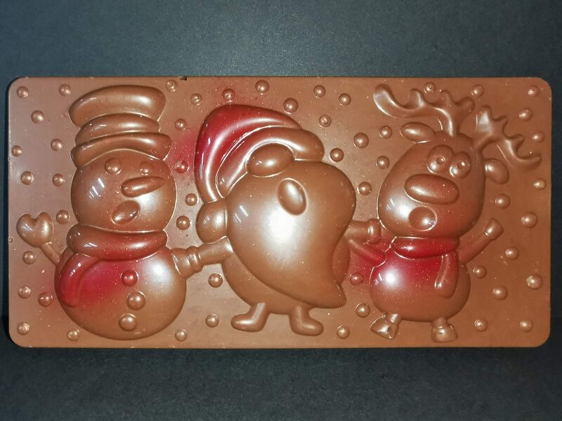 tablette de Noël chocolat lait 7.30€ 