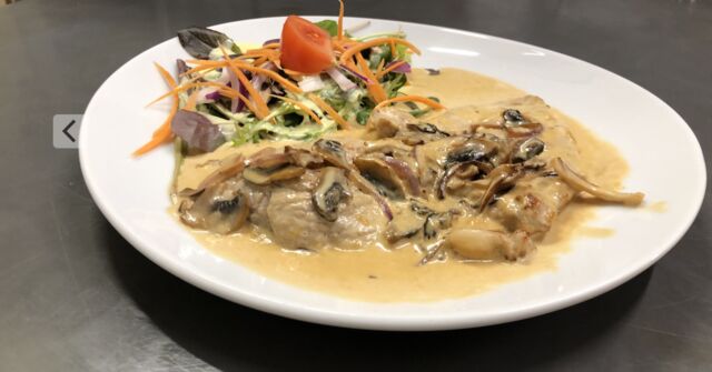 Escalope à la crème 