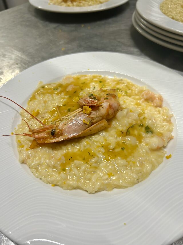 Risotto al gambero argentino