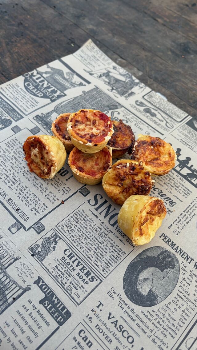 Mini quiche et mini pizza
