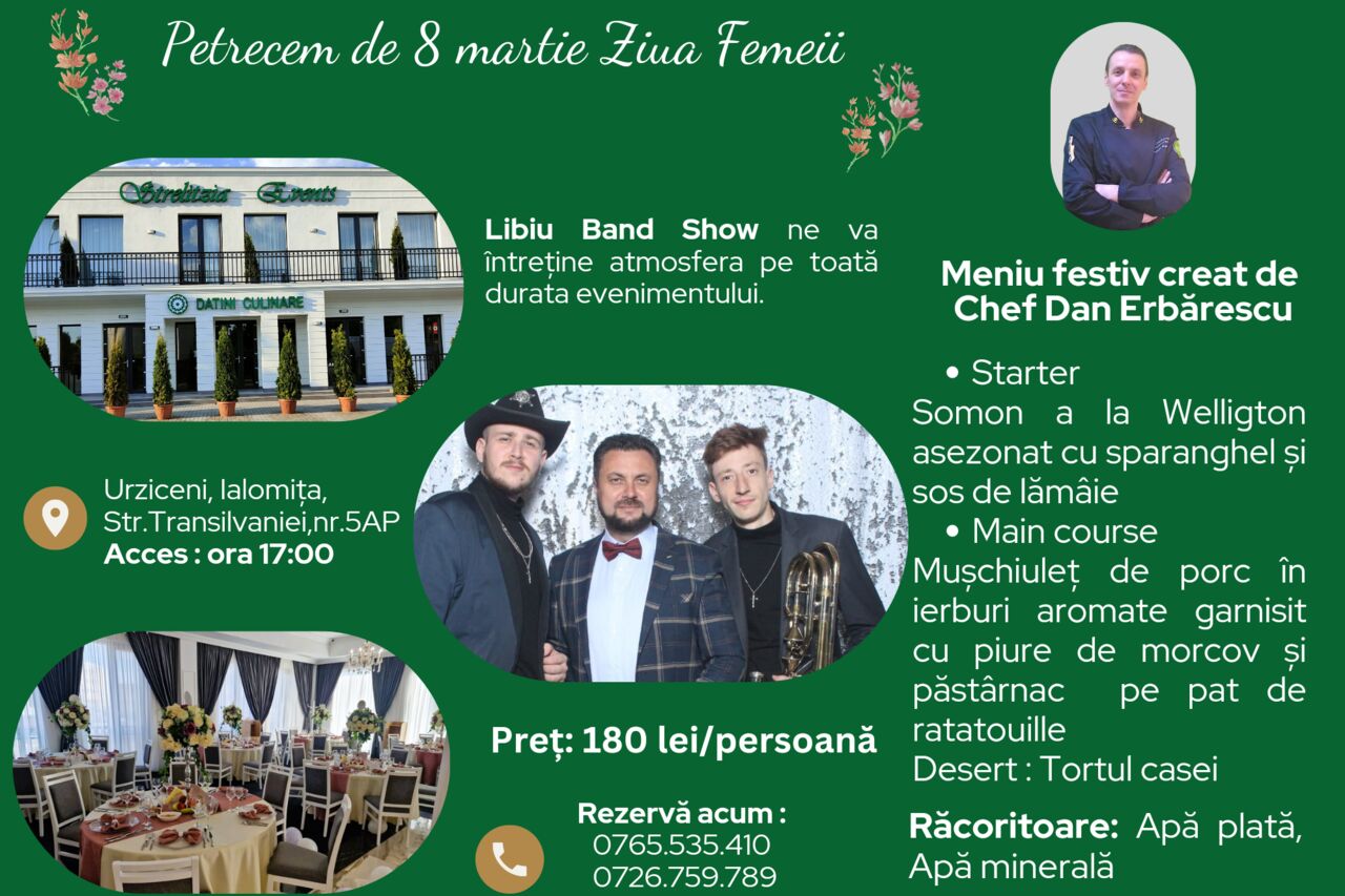 8 Martie la Strelitzia Events