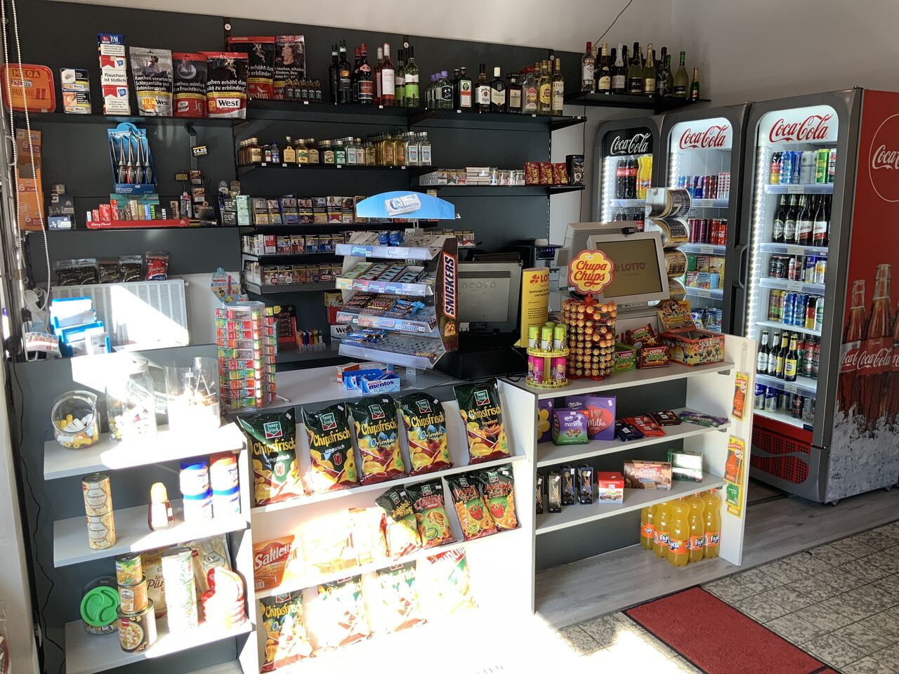 Unser Kiosk Sortiment.