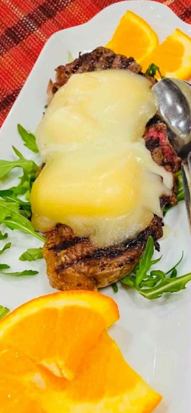 Laminado da Vazia com Queijo da Serra