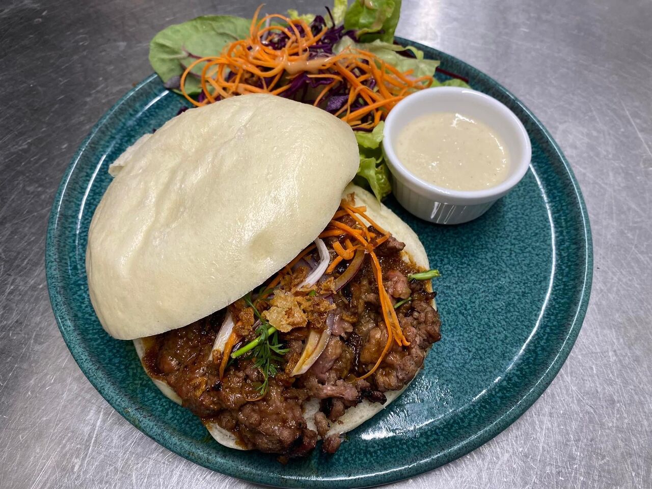 Bao burger boeuf citronnelle