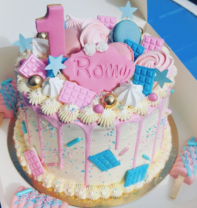 Layercake cake 1er anniversaire 