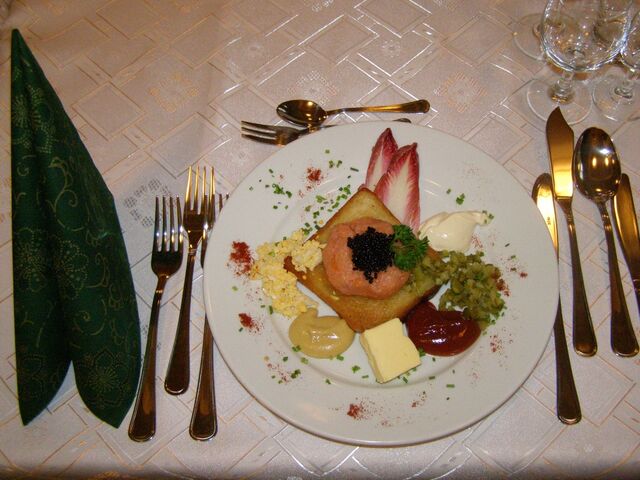 Nasze przykładowe danie i nakrycie.