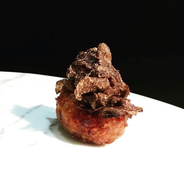 Tartare de saumon à la truffe 