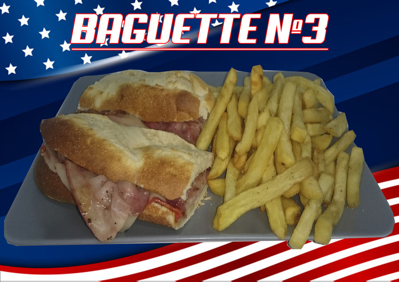 Lomo Adobado, Queso y Bacón.