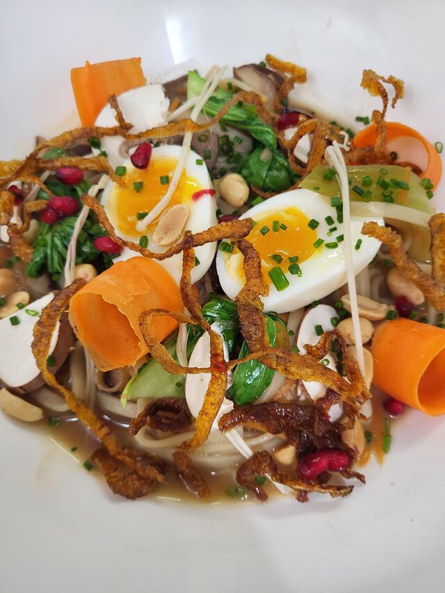 Plat végétarien : Ramen