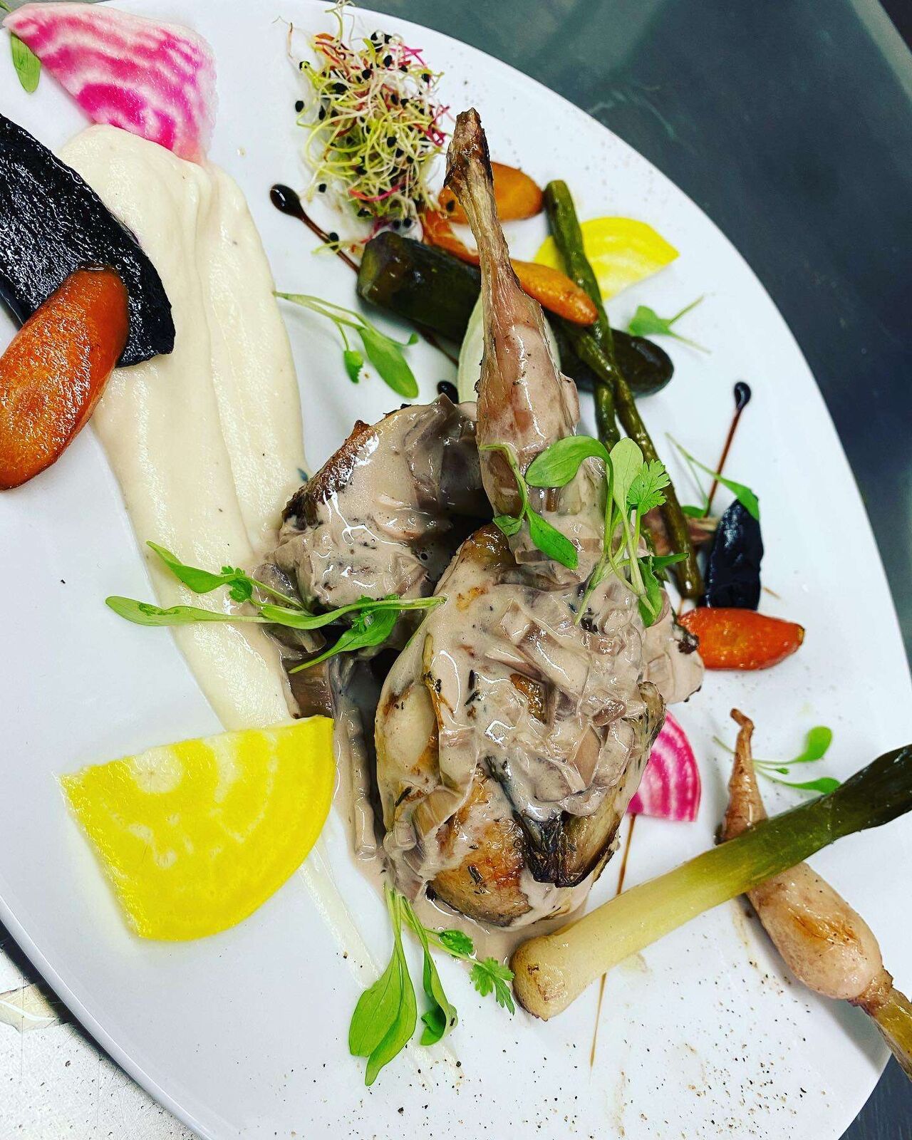 La caille en plat du jour 🧑‍🍳