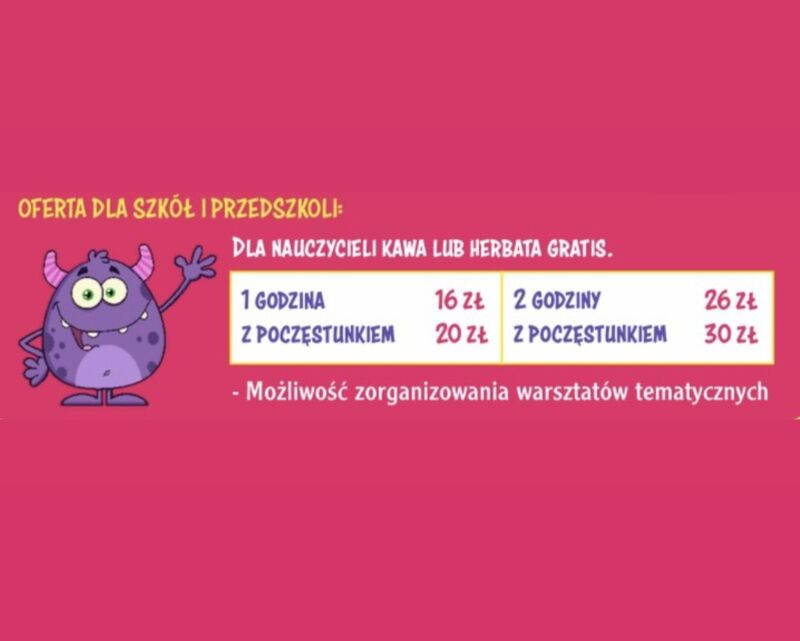 Oferta dla szkół i przedszkoli 