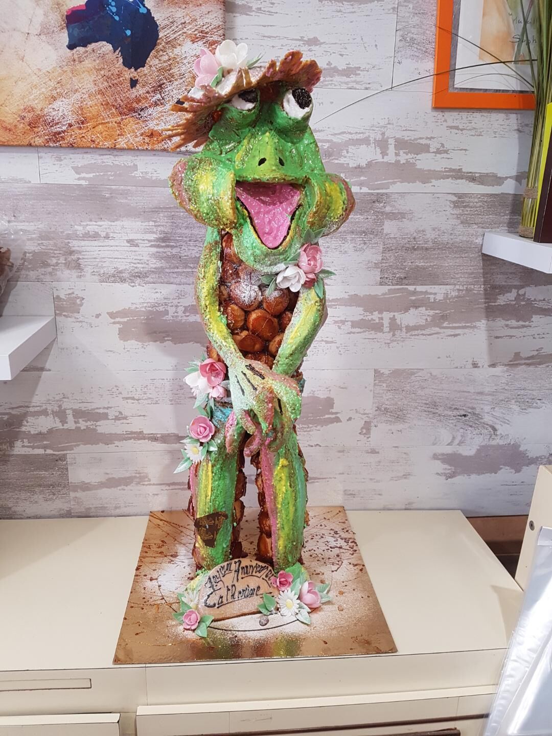 Grenouille debout