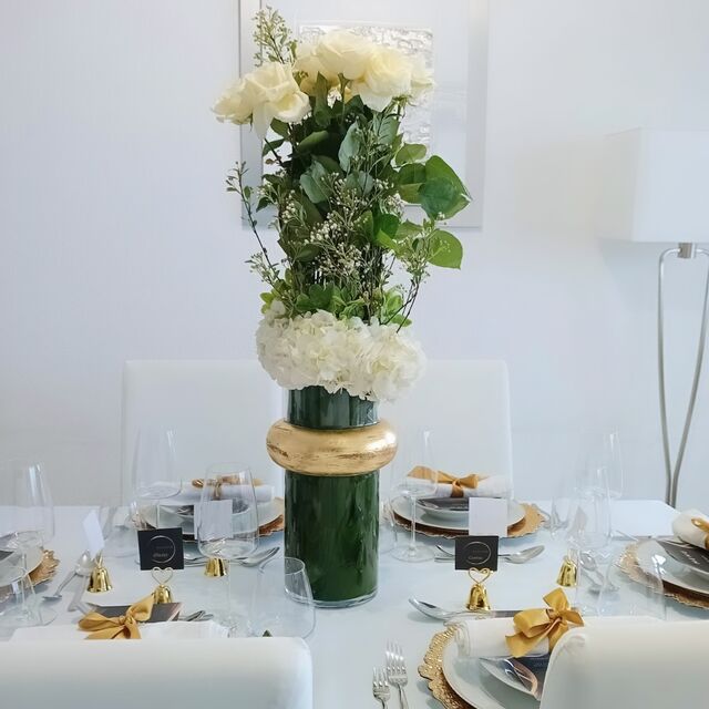 Table dressée dîner Chef à domicile