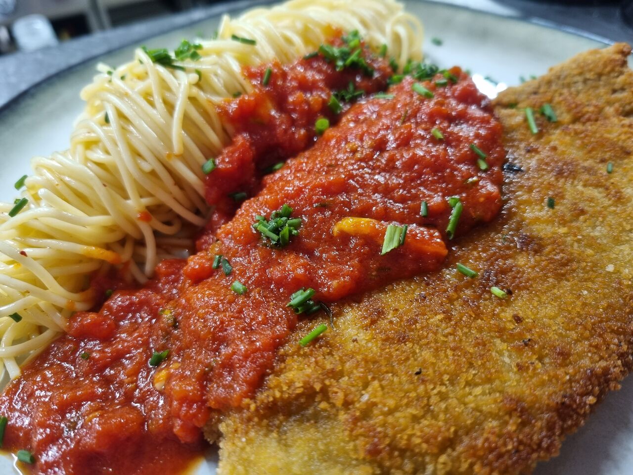 Escalope de veau milanaise