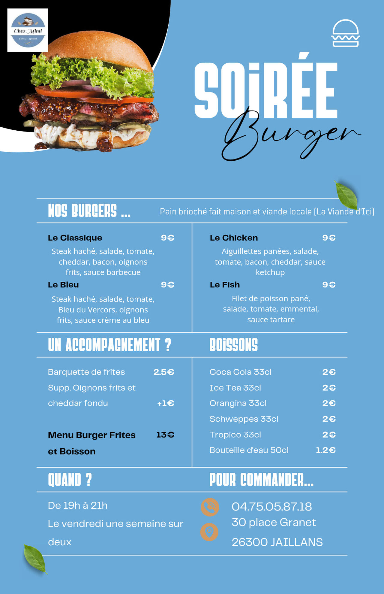 Soirée Burger