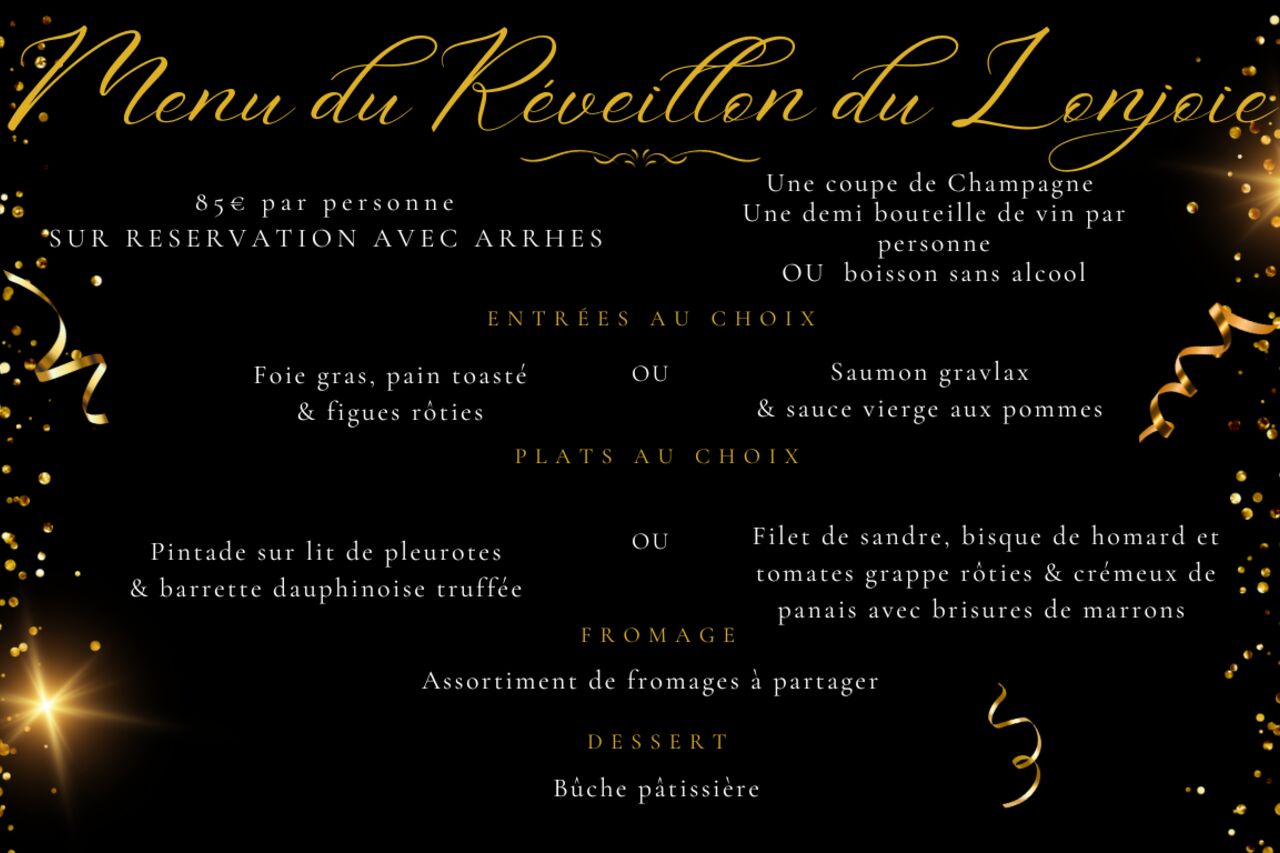 MENU DU REVEILLON