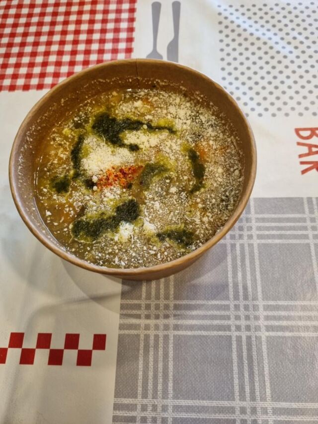 Soupe au pistou 8€