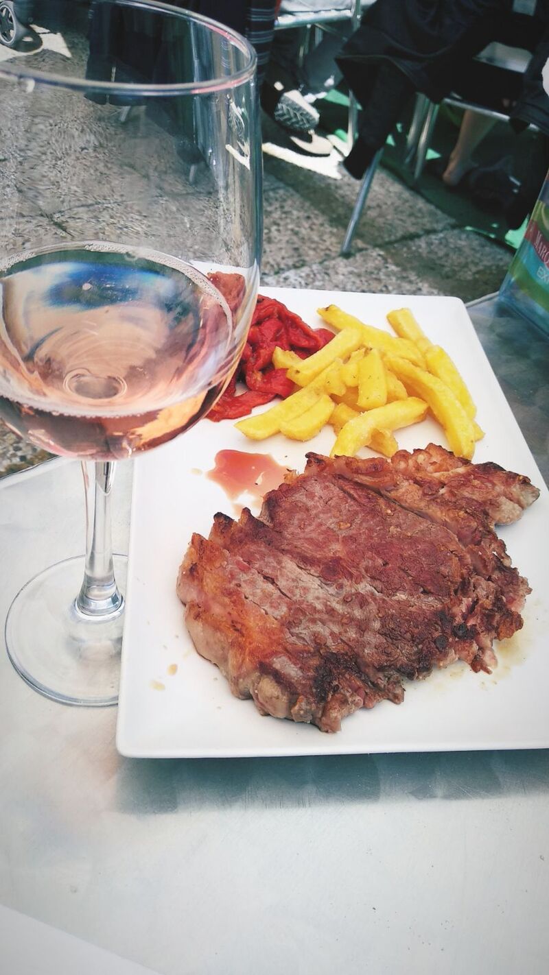 Entrecot a la plancha fileteado