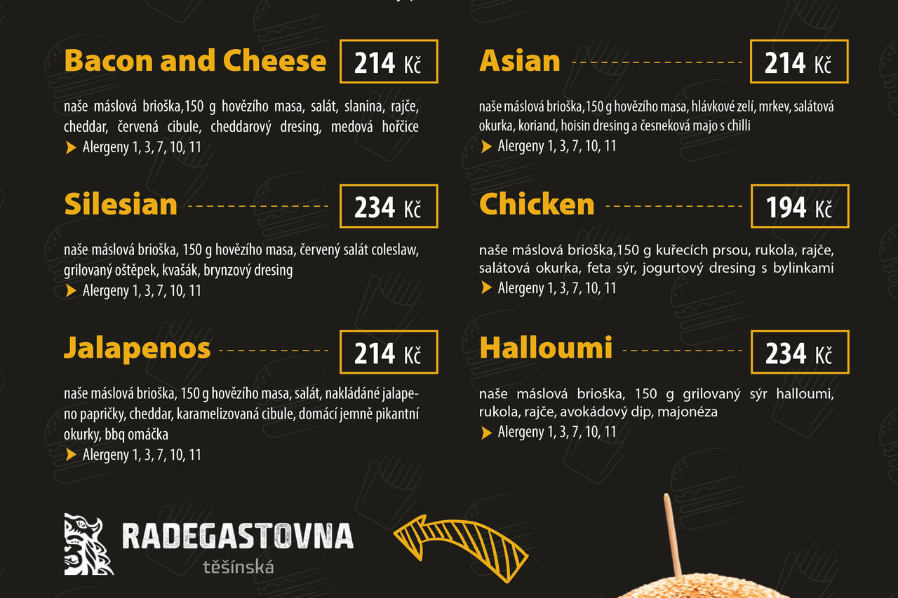Burger týden v radegastovně