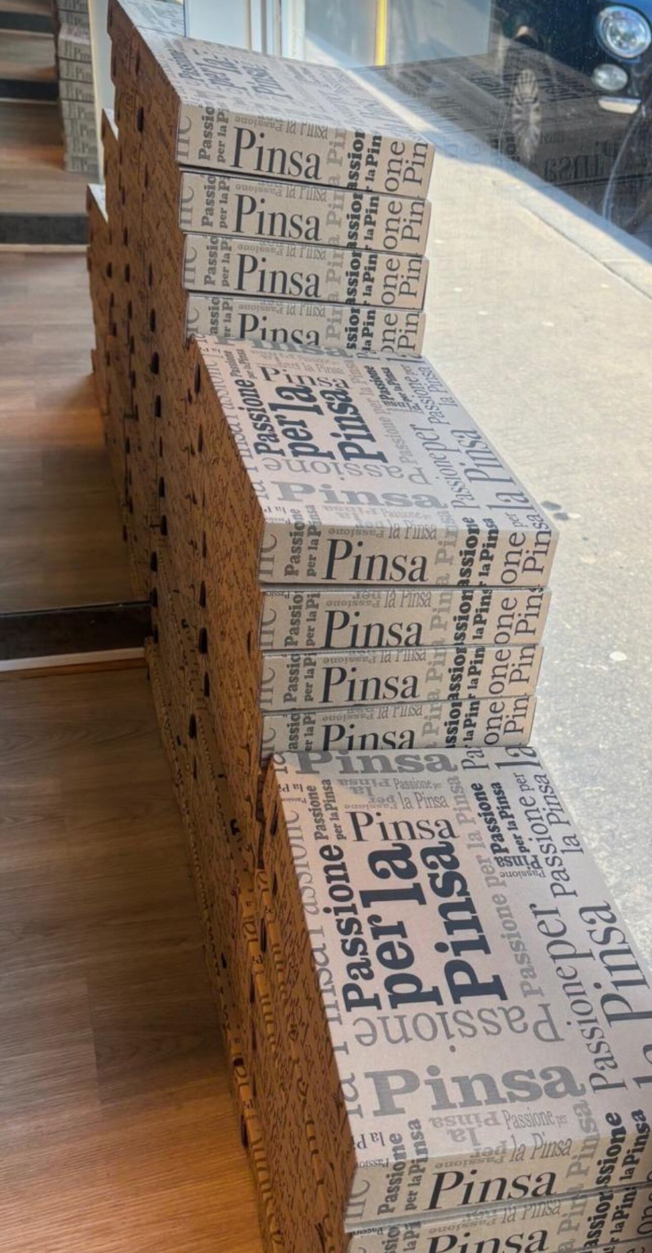Casa pinsa, c'est aussi à emporter !