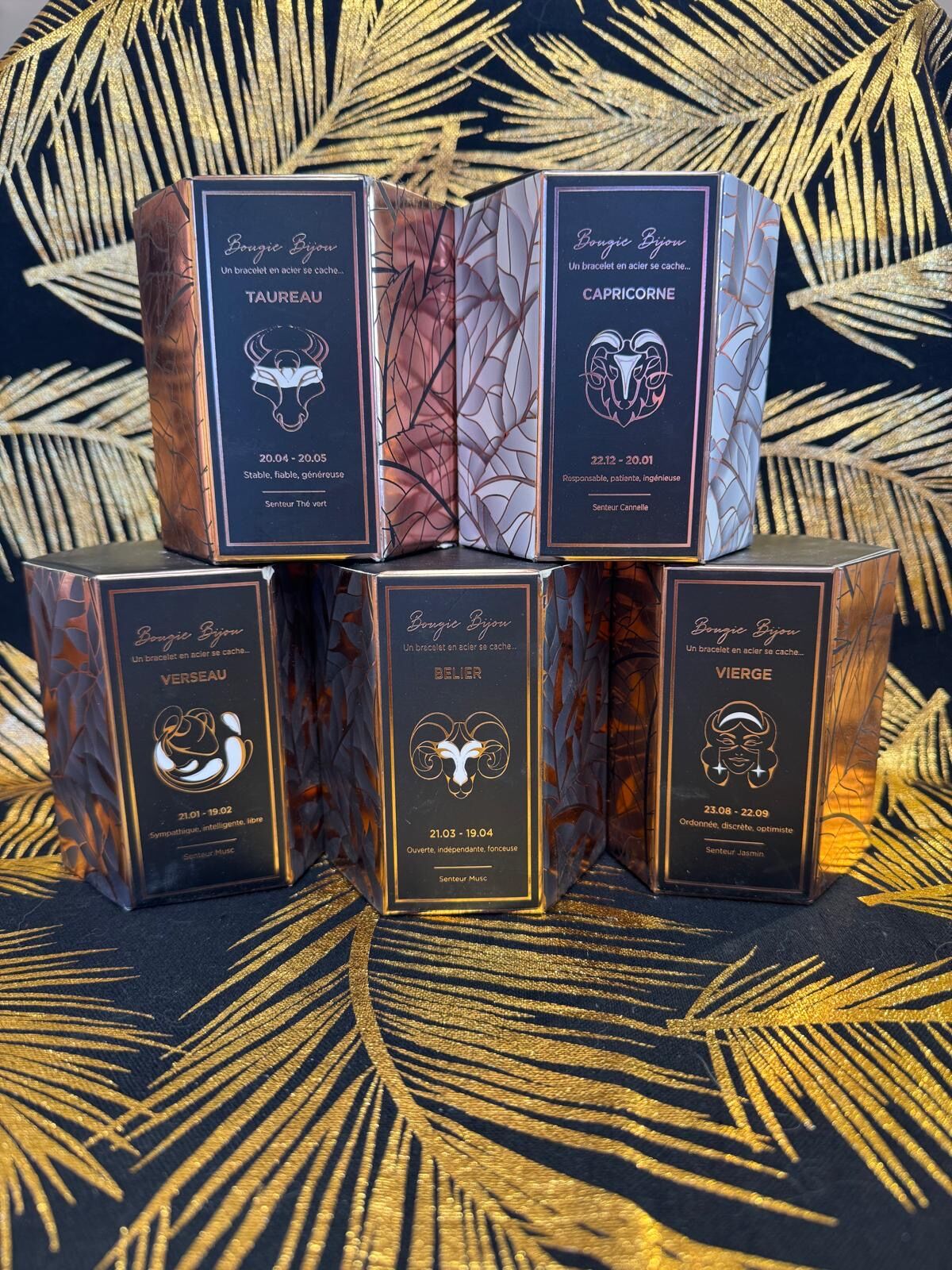 Bougie avec un bracelet