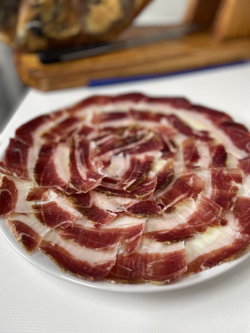 Jamón D.O. Duroc al corte