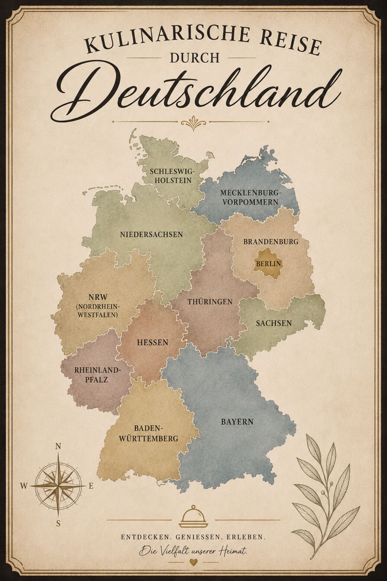 Kulinarische Reise durch Deutschland