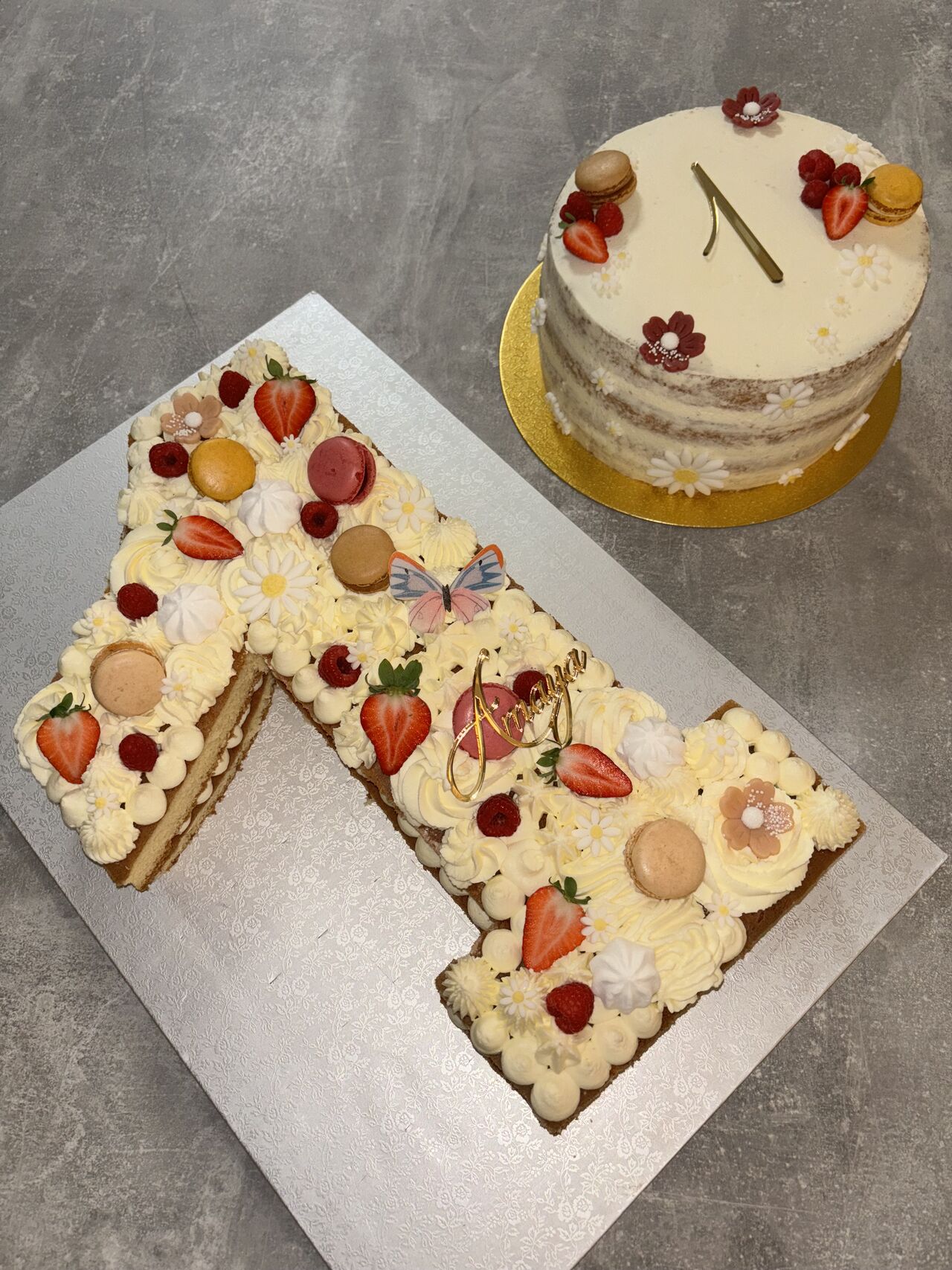 Number-Cake & Naked-Cake