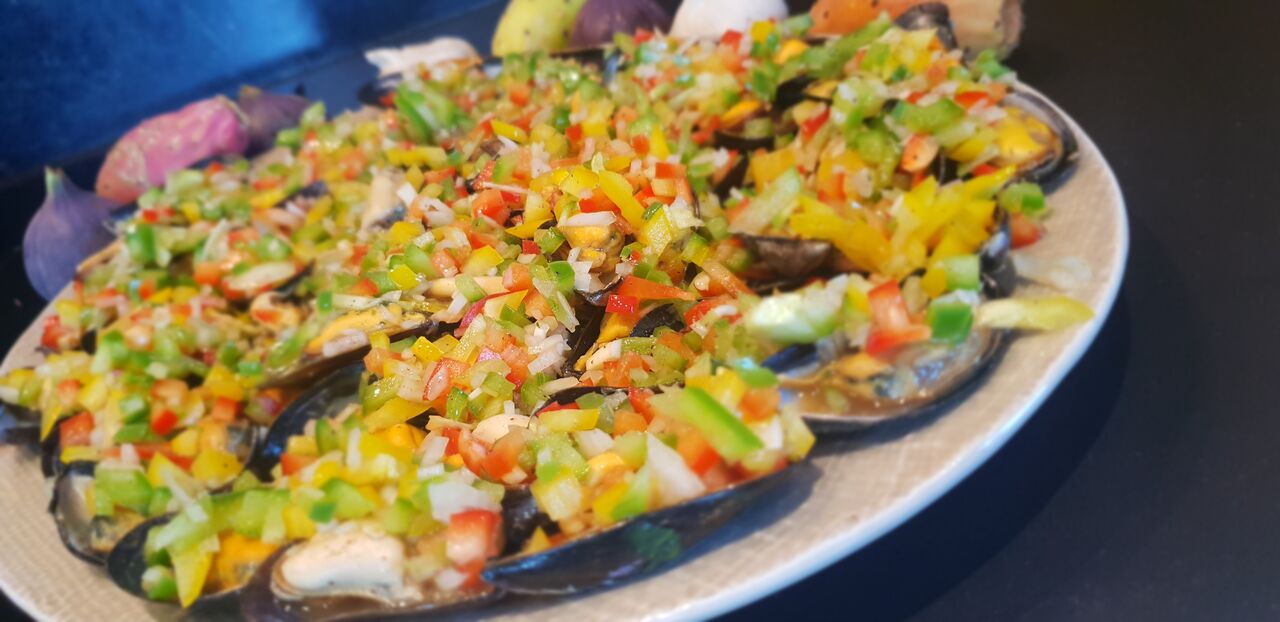 Tapas: Mejillones a la vinagretta