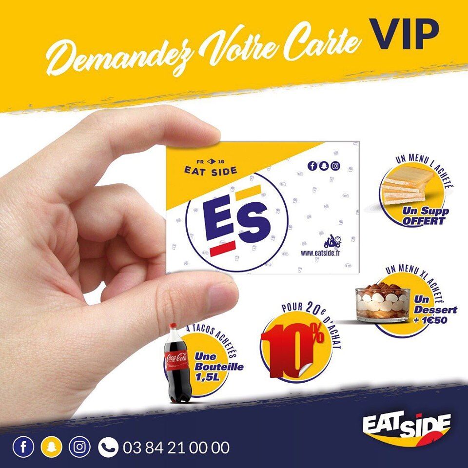 Demandez votre carte VIP ! 