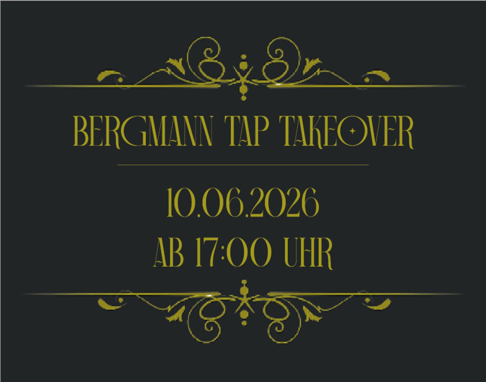 BERGMANN BRAUEREI TAP TAKEOVER