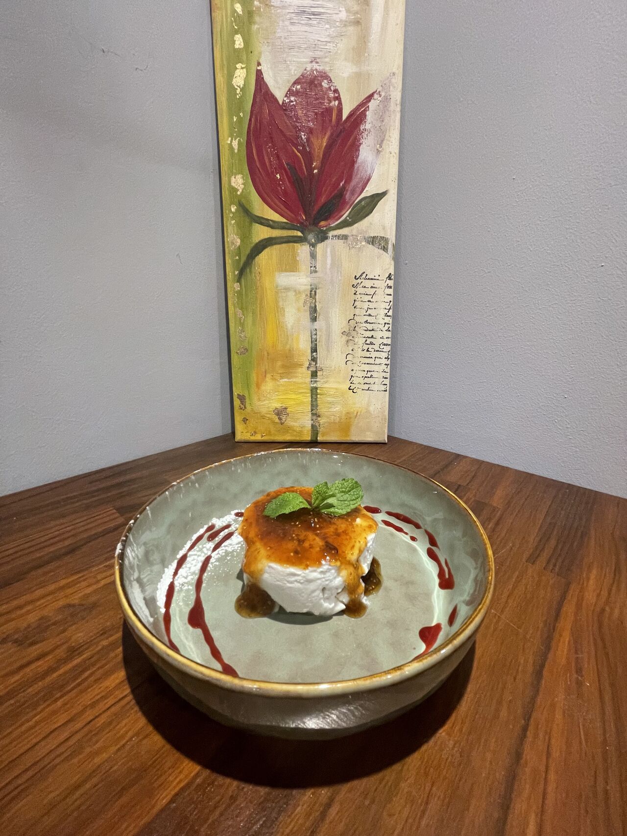 Ricotta à la confiture de figues 