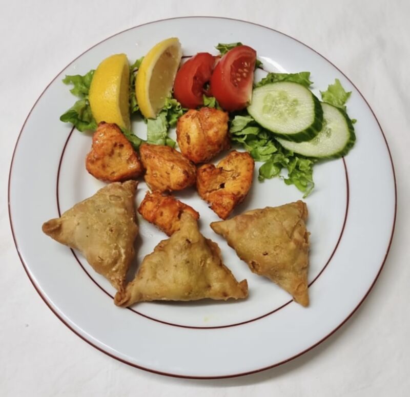 Samoussa & Poulet Tikka