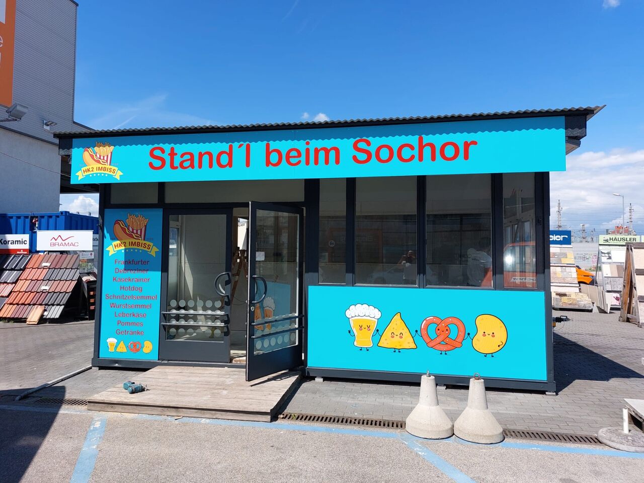 Imbissstand Fronteingang - Standl beim Sochor