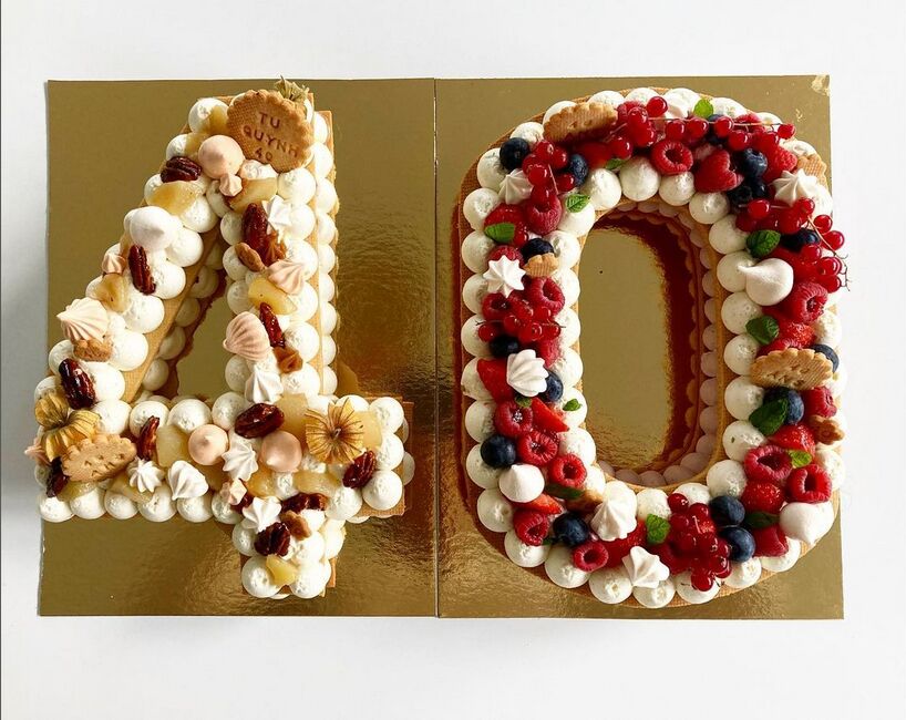Number Cake 40