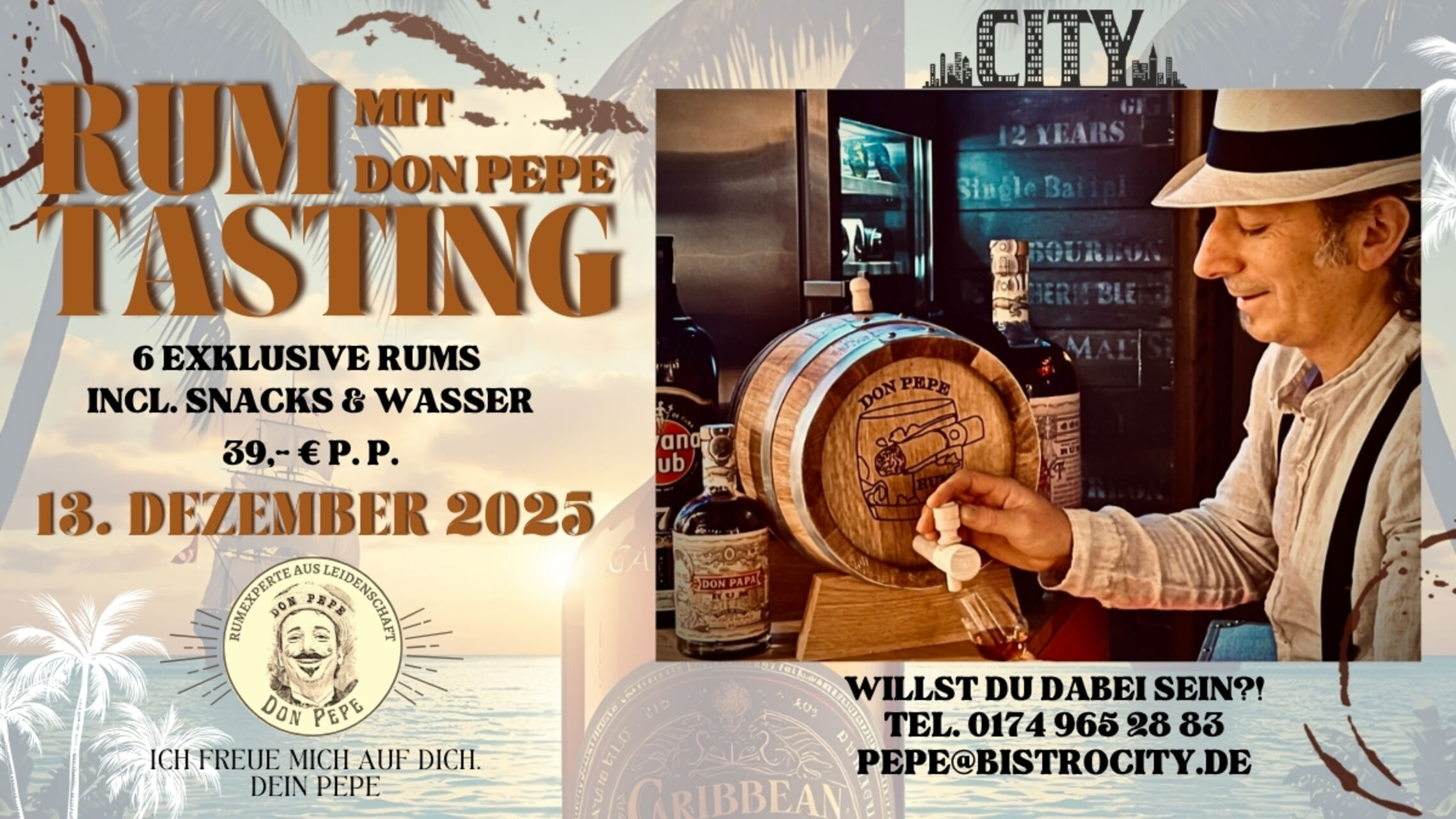 RUMTASTING mit Don Pepe