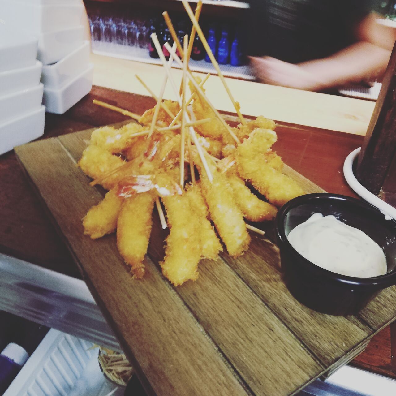 Langostinos en panco