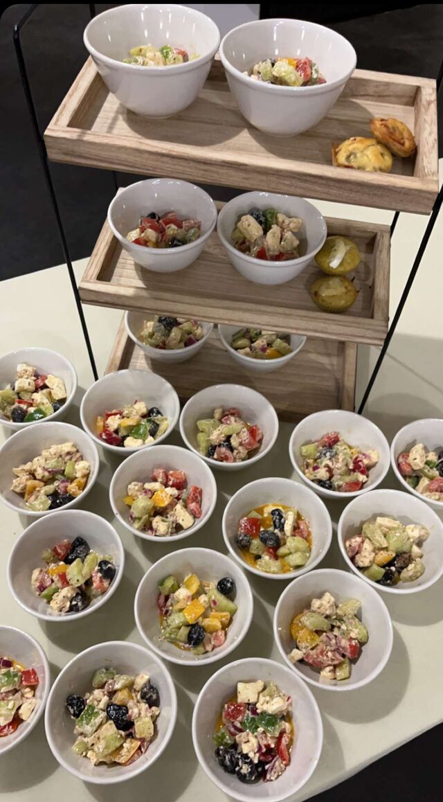 Verrines de salade Grecque