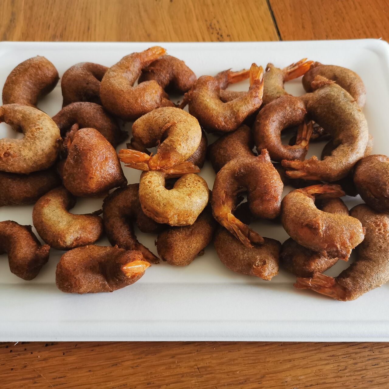 Beignet de crevette sarrasin, sauce japonisante