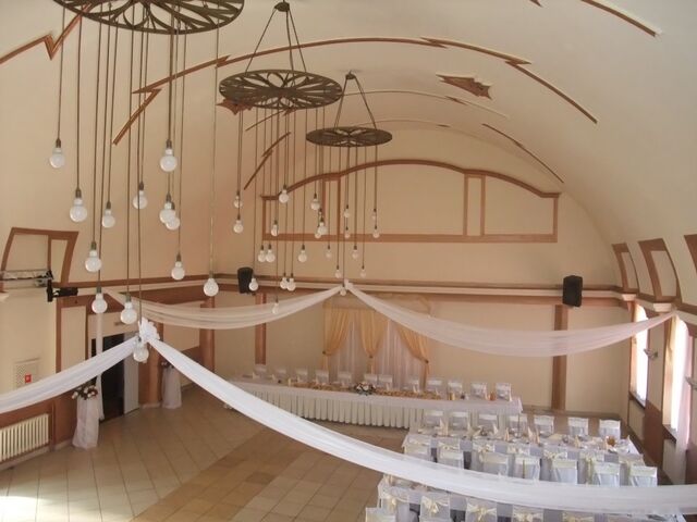 Duża sala - wystrój na wesele, komunię itp.