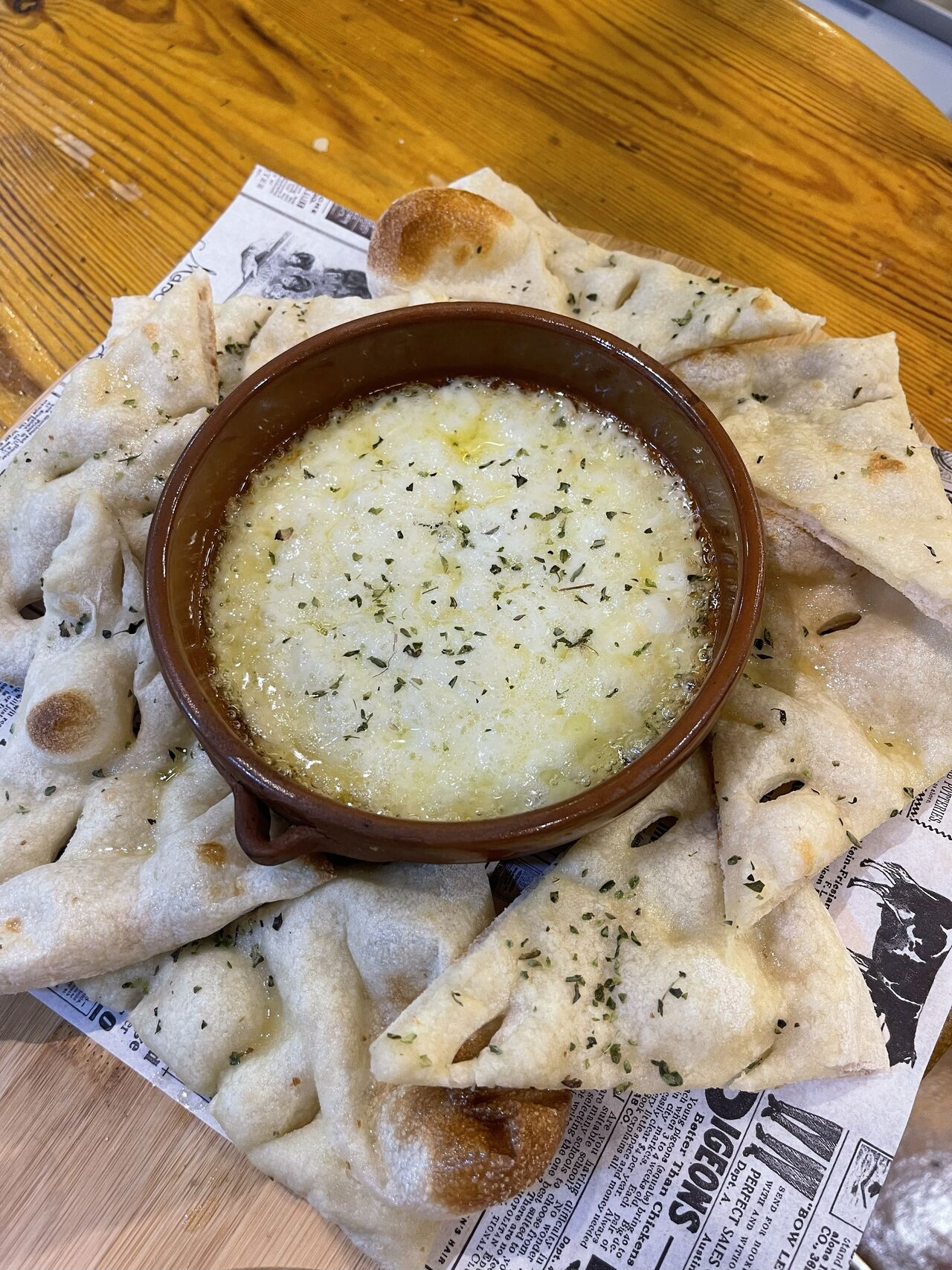 Foccacia + Provolone fundido